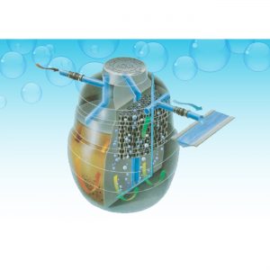 <b><font color="#0f268c">AQUA SEPTIC BIOFILM (STBF)</font></b><br>Prefabricated septic tank that includes septic and aerated filters In the same septic tank To save and convenient for installation The internal system is designed for the Treatment Flow pattern to be double flow. Resulting in the highest efficiency of wastewater treatment in a budget that is worthwhile Wastewater can be treated to a BOD <= 20 mg / l. Suitable for homes that need water to be used for watering plants or small buildings. Available in sizes from 800-3,000 L / Day.