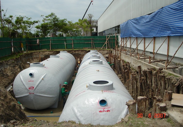 ถังบำบัดน้ำเสีย Aqua รุ่นยอดนิยม ที่ออกแบบเพื่อบำบัดน้ำเสียจากอาคารขนาดกลางและขนาดใหญ่ รองรับปริมาณน้ำเสียชุมชน