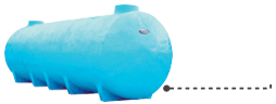 ถังบำบัดน้ำเสีย Aqua รุ่นยอดนิยม ที่ออกแบบเพื่อบำบัดน้ำเสียจากอาคารขนาดกลางและขนาดใหญ่ รองรับปริมาณน้ำเสียชุมชน