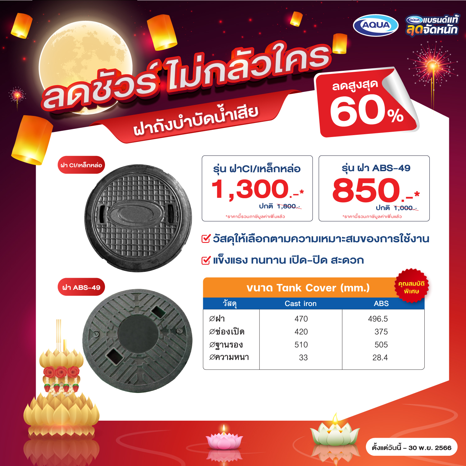 โปรโมชั่น ถังเก็บน้ำ