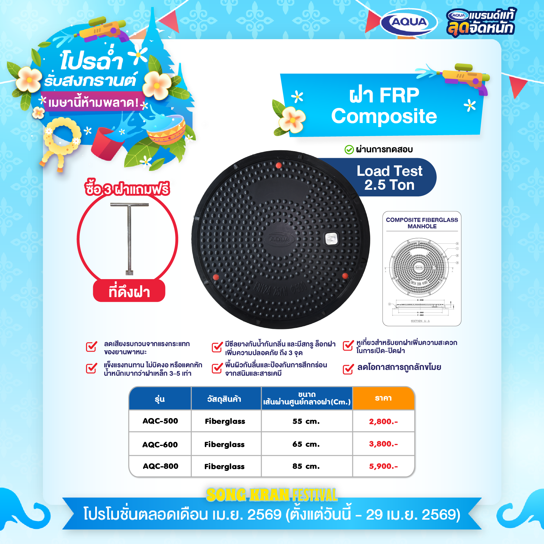 โปรโมชั่น คอถังสำเร็จรูป