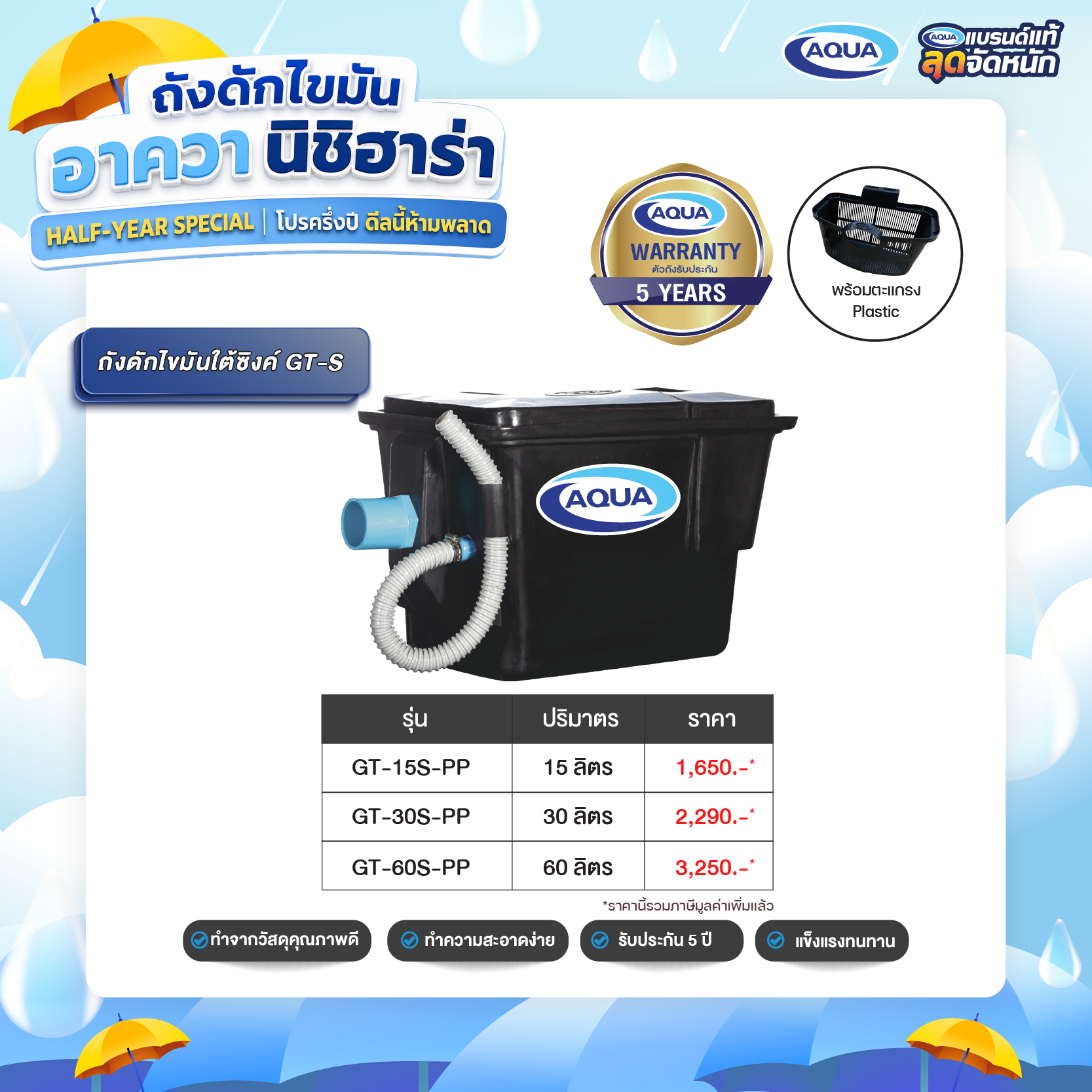 โปรโมชั่น ถังเก็บน้ำ