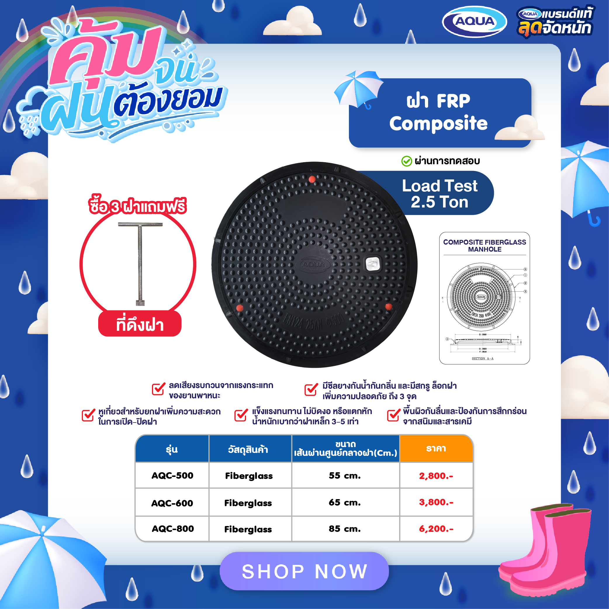 โปรโมชั่น คอถังสำเร็จรูป